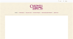 Desktop Screenshot of cardwellhillwine.com